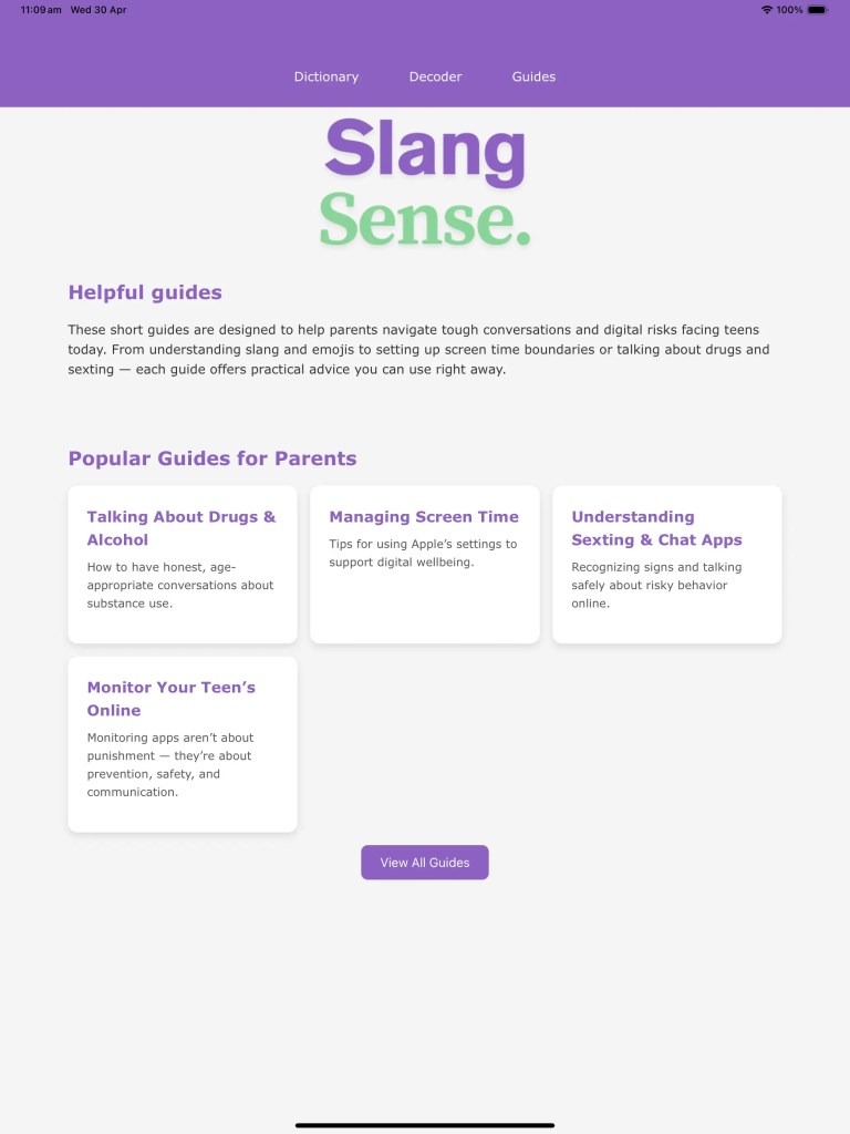 Teen and parent conversation guides